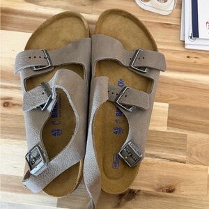 Birkenstock Gray Sandals with Adjustable Straps NWOT
